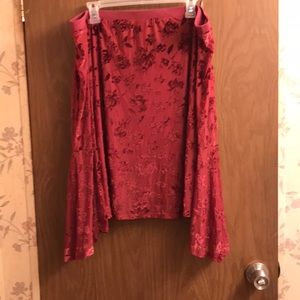 Off shoulder knit top